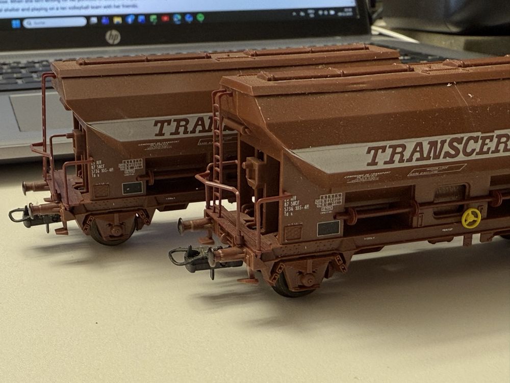 H6-69 JOUEF WAGON TREMIE A BOGIES TRANSCEREALES | H6-69
