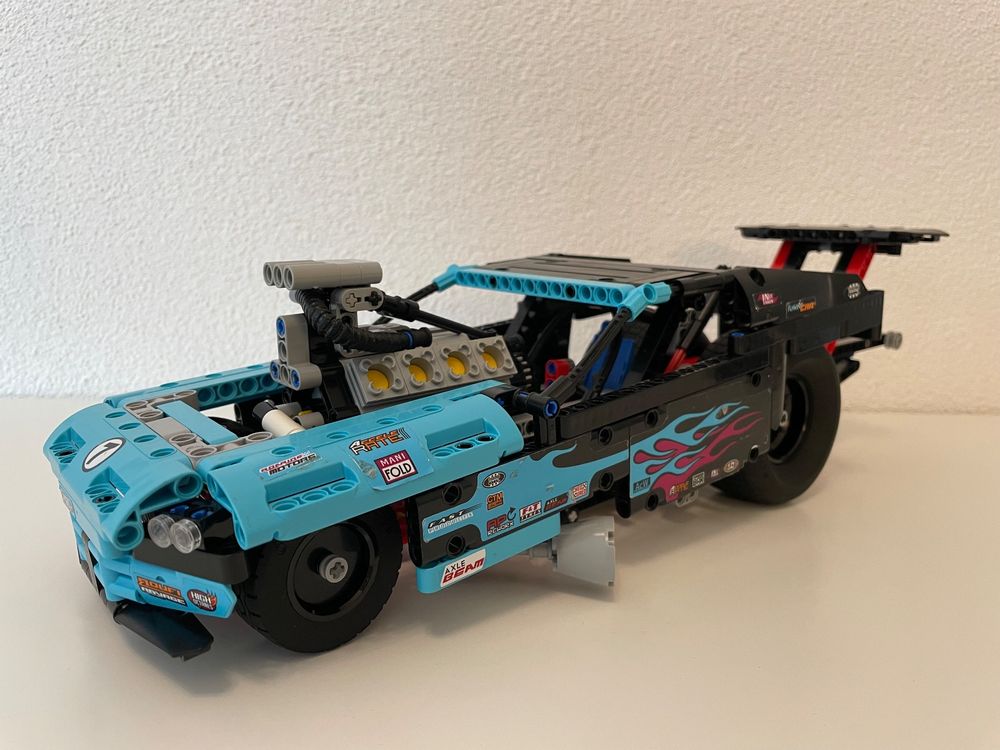 LEGO® Technic 42050 Drag Racer ++ ÜBER 600 TEILE ++ | Kaufen auf Ricardo