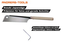 Dozuki Japansäge Präzision für feine und gerade Schnitte
