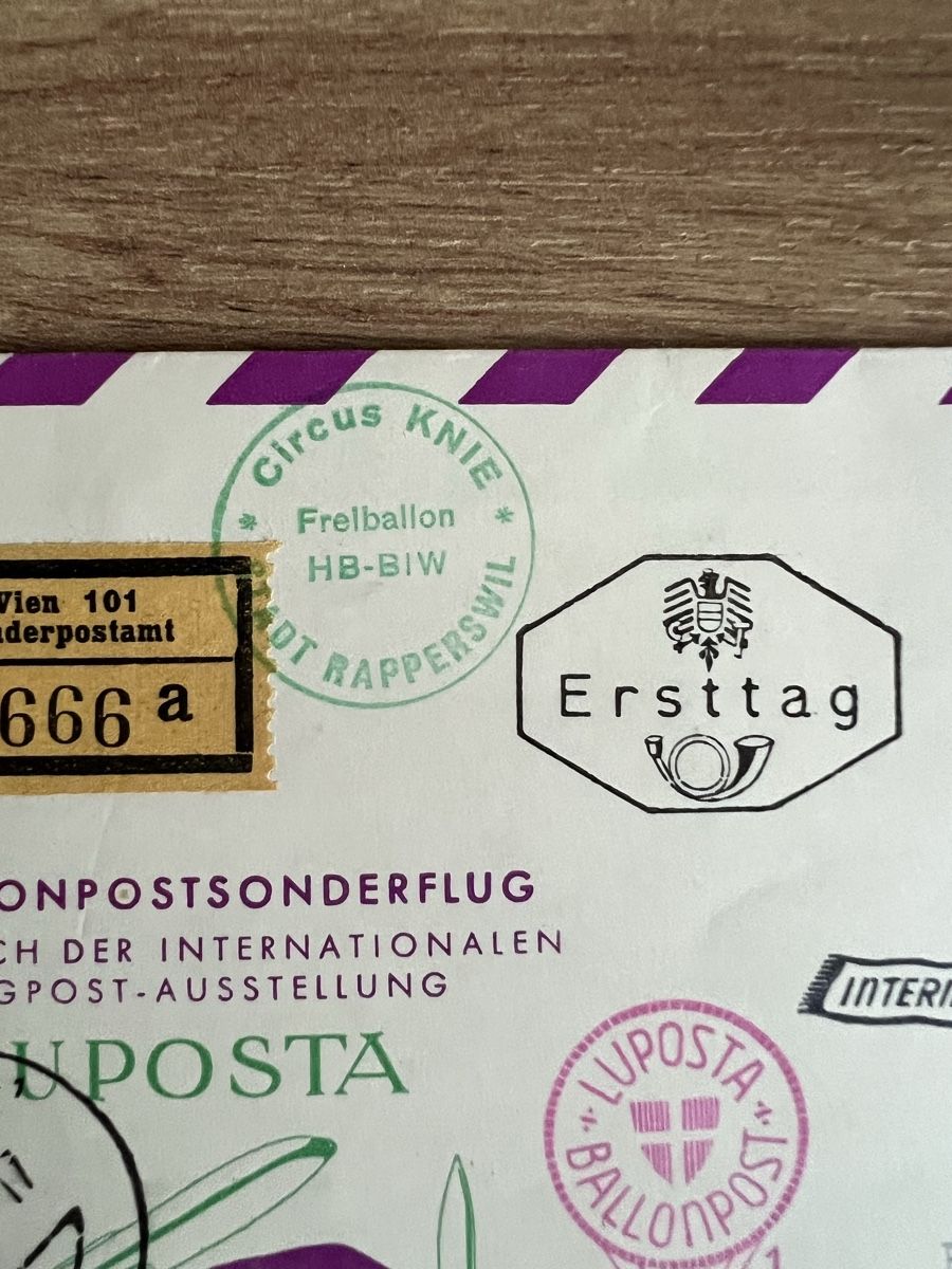 Alle Briefmarken: 26Stk. schöne Schweizer Ballon-Luftpost Belege – Gebraucht aus Braunau von Desil2511 5