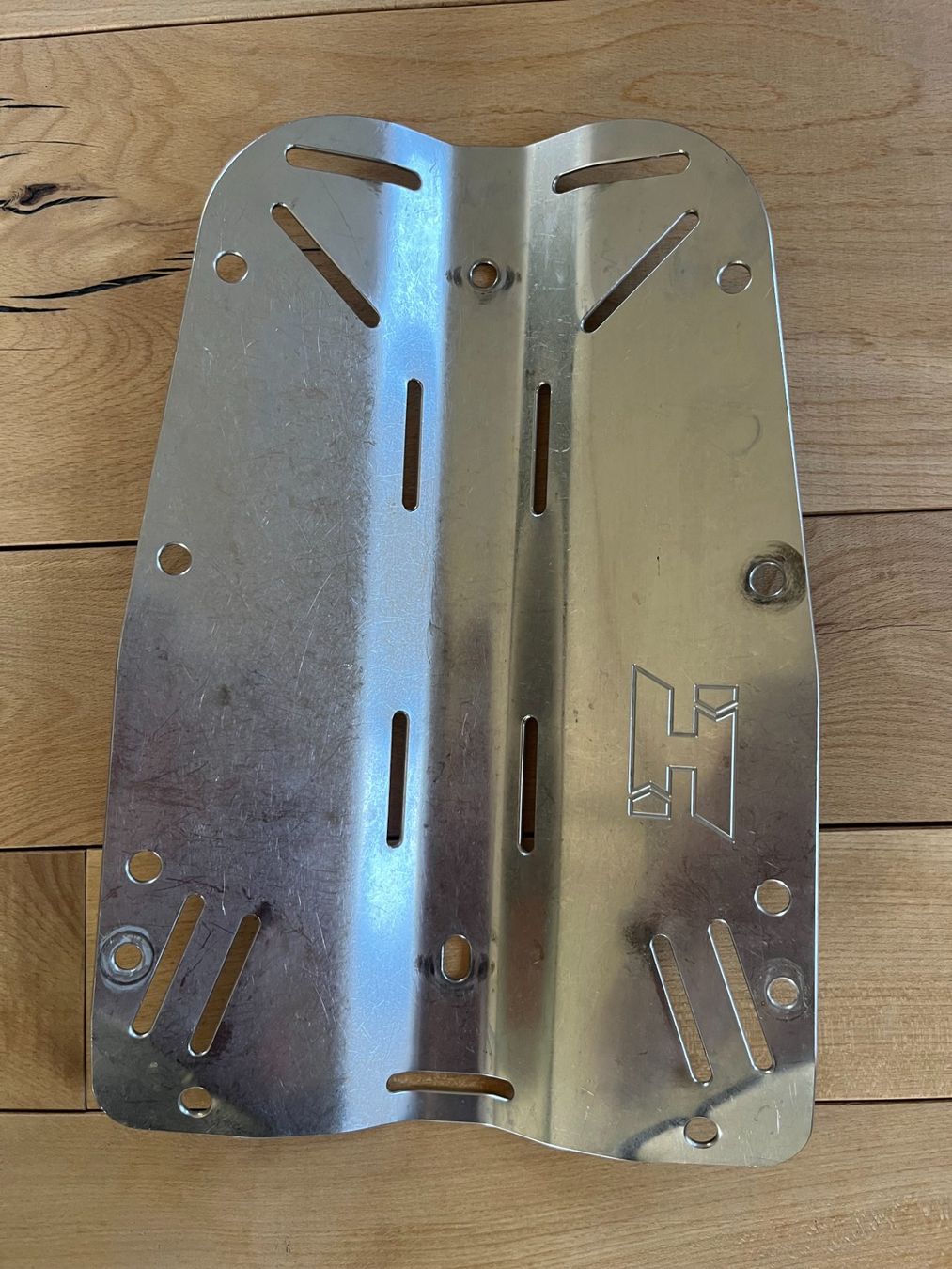 Bombole da sub: Taucher Backplate Halcyon Edelstahl – Usato da Bauma venduto da S_Bauma