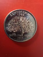 USA  1 Gedenk - Quarter-Dollar 1999 ( Connecticut ) vz