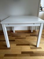 Esstisch weiss, ausziehbar, gebraucht 