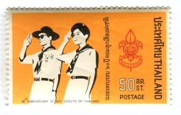 Briefmarke "Pfadfinder". Thailand