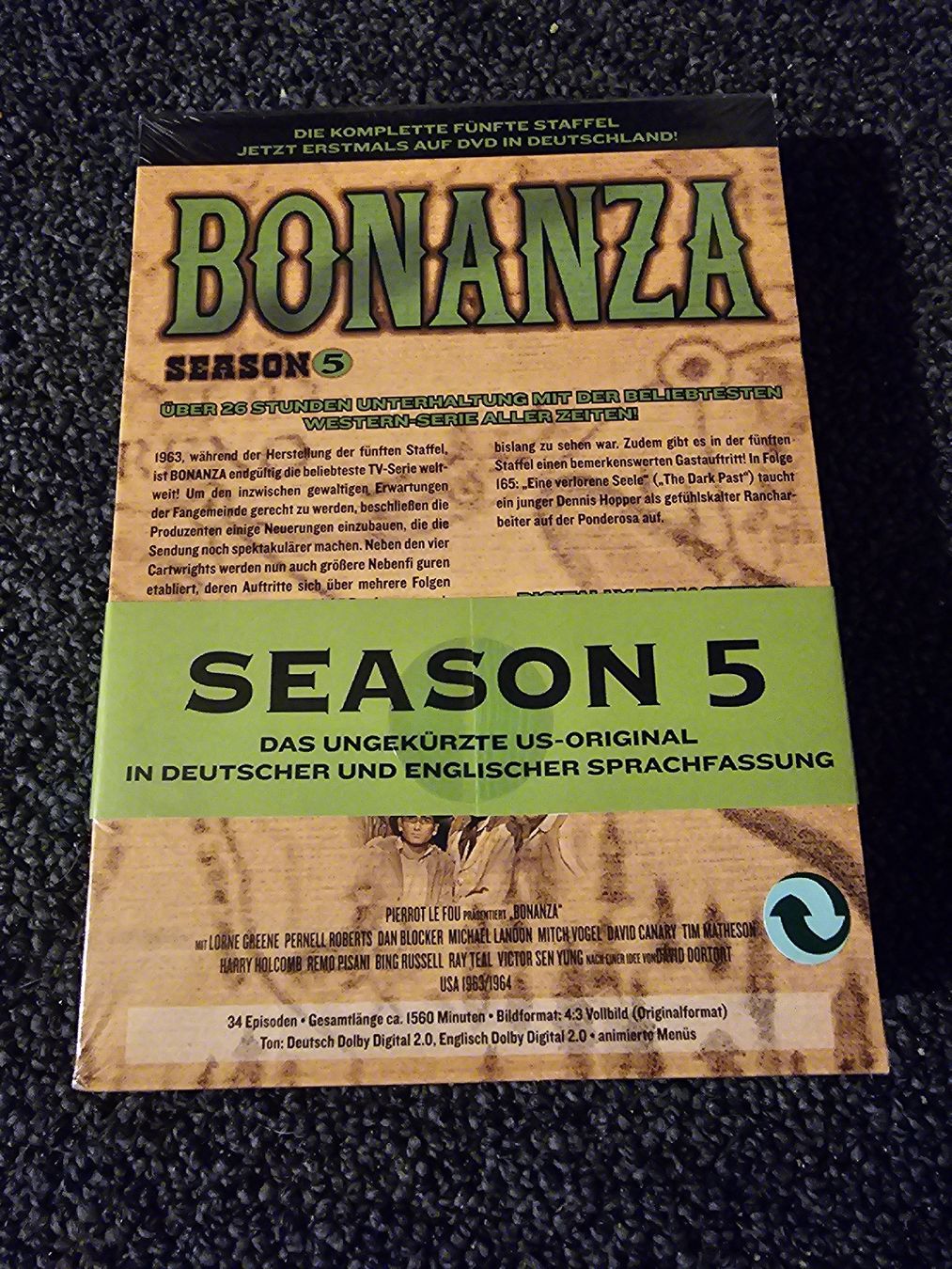 Tutti i DVDs: Bonanza Staffel 5 DVD Box, US Original – Nuovo e nell'imballaggio originale da Ruswil venduto da jan_bxl5 1