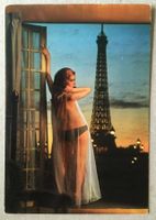 🟡 EROTIK Sexy Foto Postkarte Akt Paris Eiffelturm