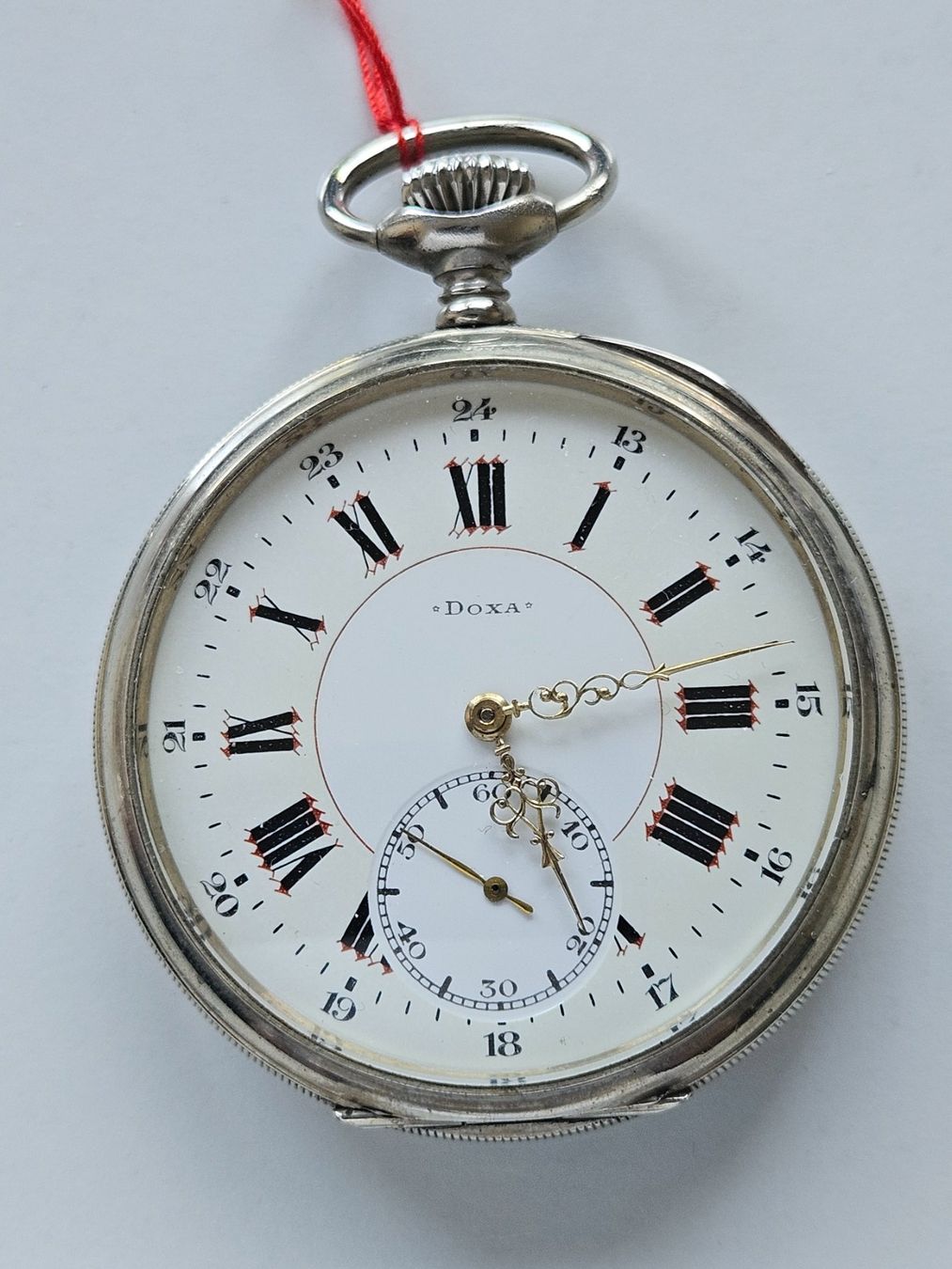 Doxa Orologi: 1L 29 Doxa Incassable Taschenuhr – Usato da Berikon venduto da mmm21