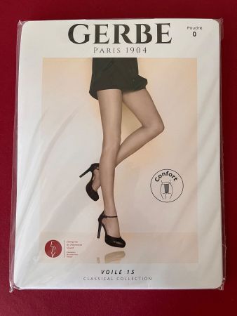 GERBE, Strumpfhose VOILE 15, Grösse XXS (0), Farbe Beige