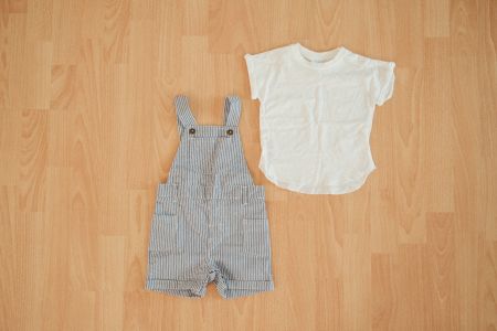 Sommerset kurze Latzhose & T-Shirt – Gr. 74 NEU