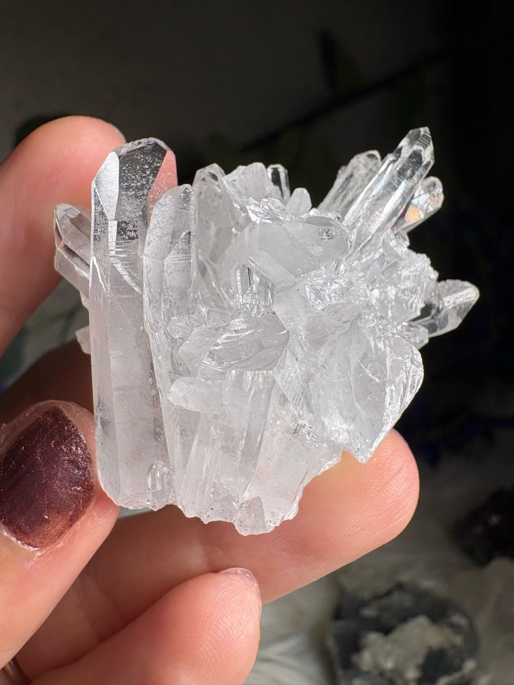 Minerali & Pietre curative: Kolumbianischer Lemurian-Quarz-Cluster – Nuovo (secondo la descrizione) da Neuheim venduto da m.hald 5