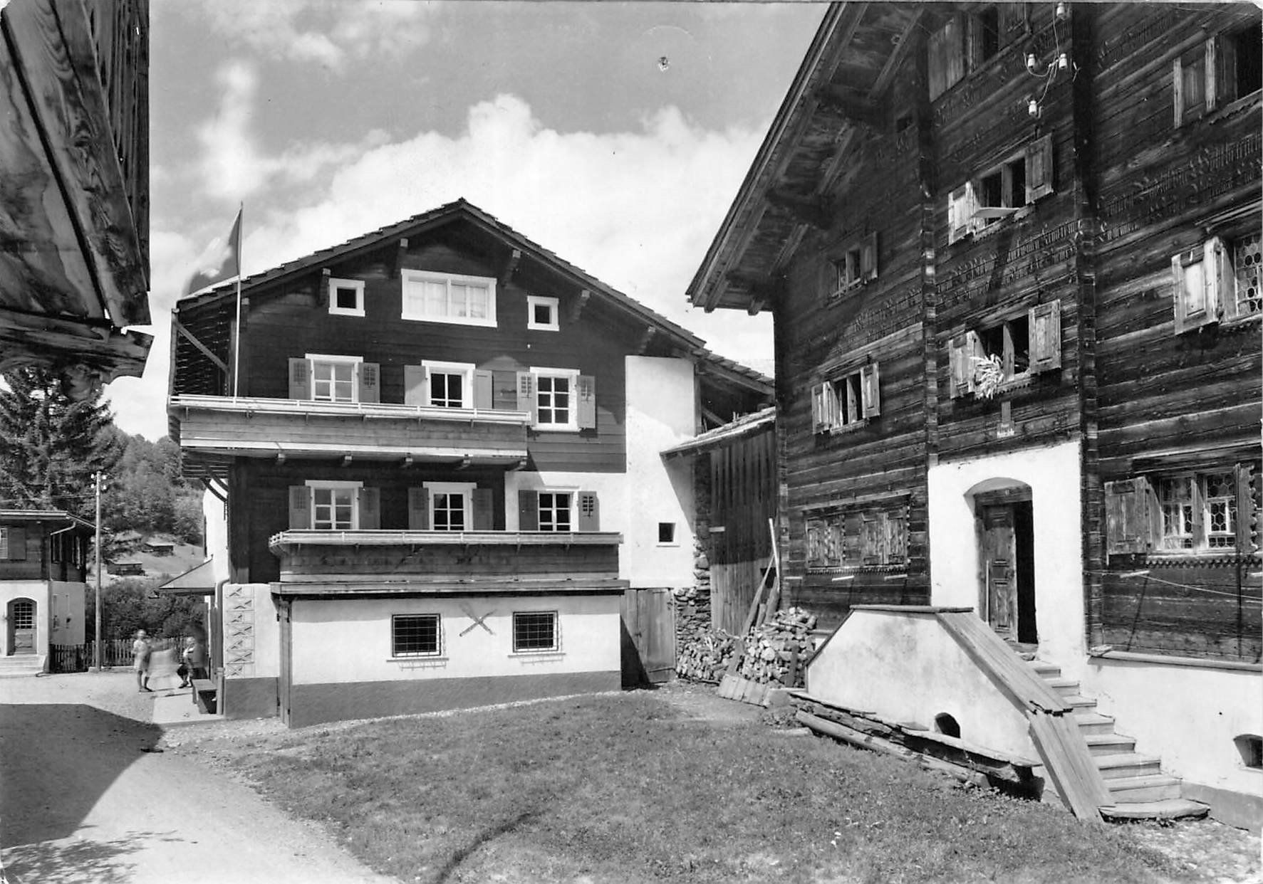 Cartoline postali: Klosters Serneus, Ferienheim Seen – Usato da Ottikon b.Kemptth. venduto da Neptun1974