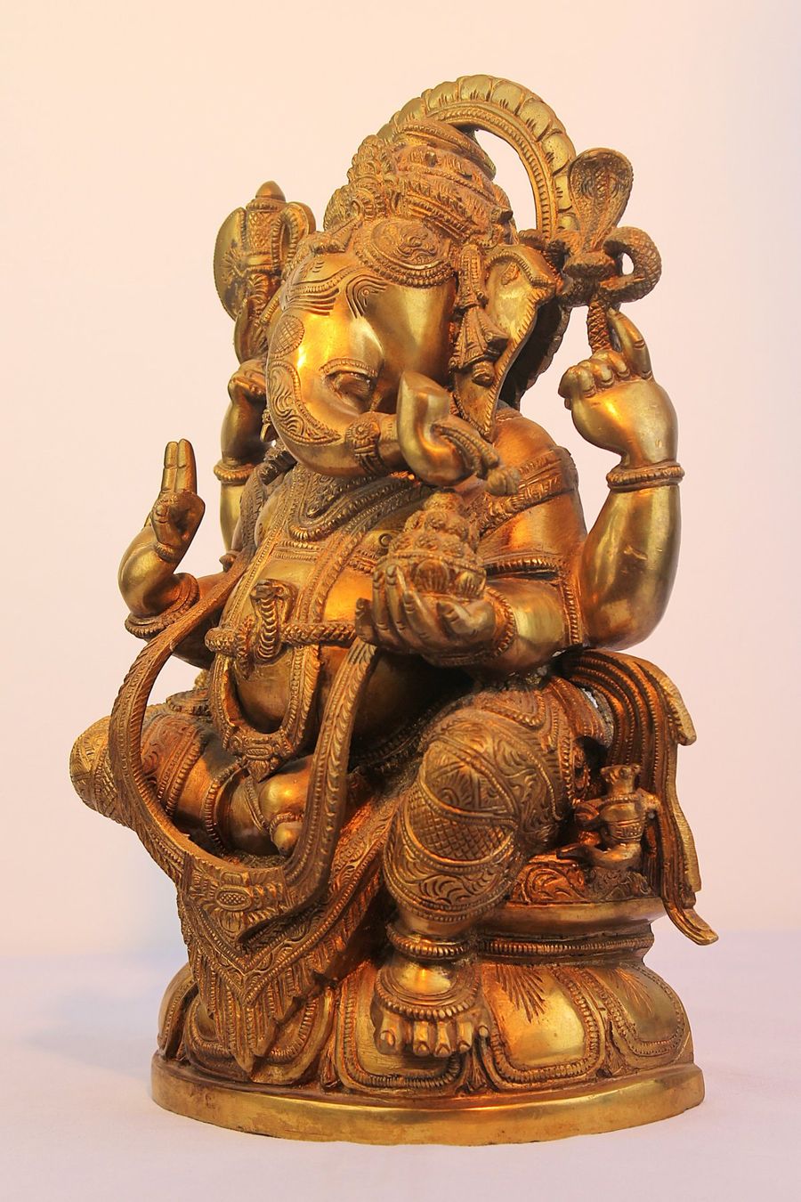 Sculptures & Statues: Messingstatue von Ganesha / 35cm 9.5kg – D'occasion à Reinach BL par bk_brockireinach 3