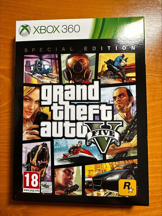 Xbox 360 Grand Theft Auto 5 - Special Edition GTA 5 | Kaufen auf Ricardo