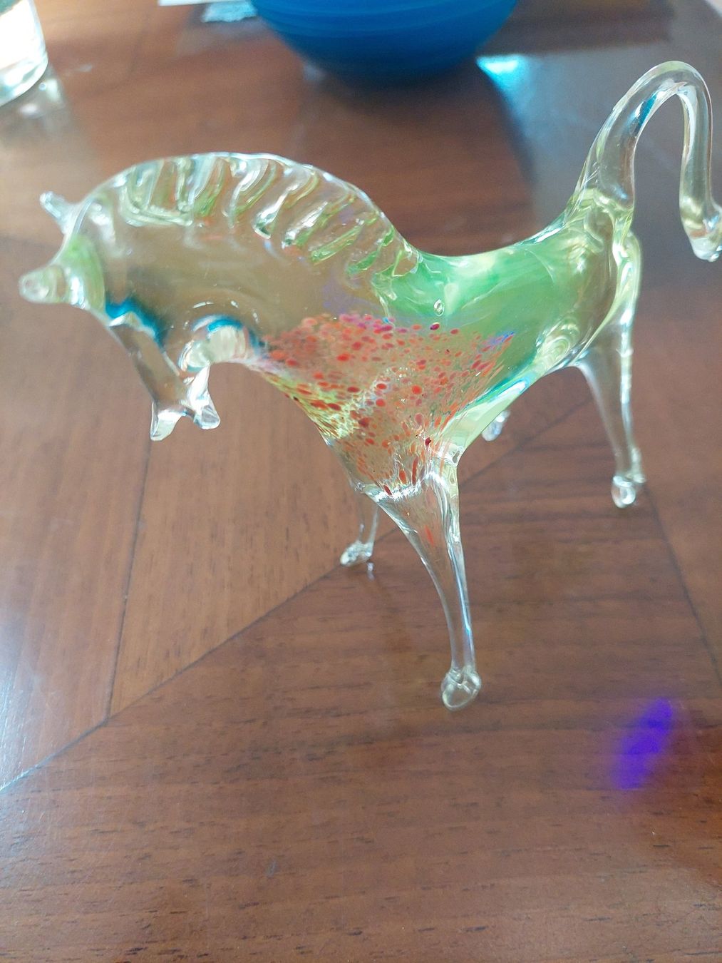 Statuette: Uranglas Pferd (Murano?) – Usato da Hergiswil NW venduto da maiette-23.N 5