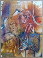 Monika Baltes, Malerin - Originalzeichnung