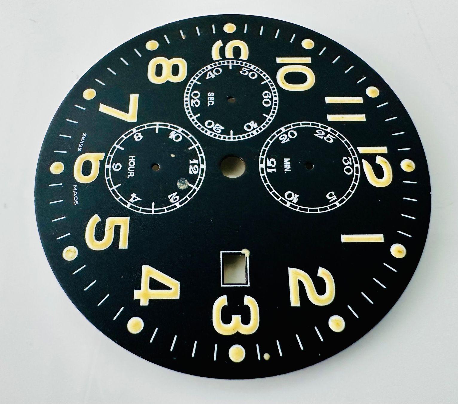 Swiss Orologi: CADRAN  CHRONO 41 mm - NOS – Nuovo (secondo la descrizione) da Conthey venduto da advisia 1