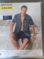 Herrenpyjama Calida Gr. S kurze Hose/Ärmel geknöpft  Neu
