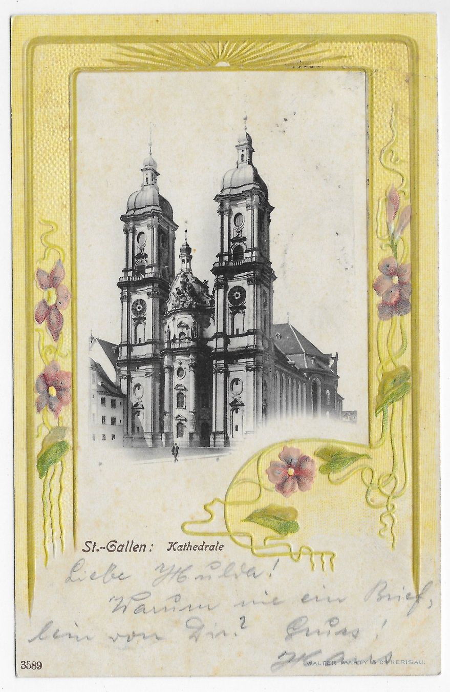 Cartoline postali: St.Gallen - Kathedrale – Usato da Hefenhofen venduto da Richsalz