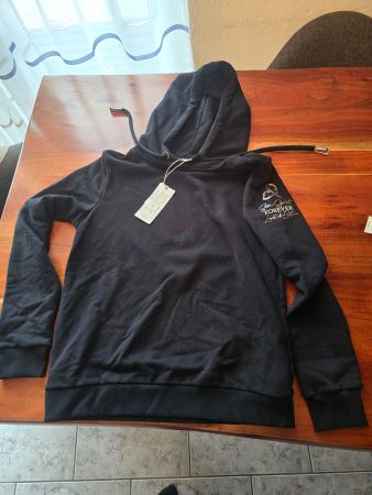 Neuer, schwarzer SOCCX Hoodie, Grösse S, Limited Edition