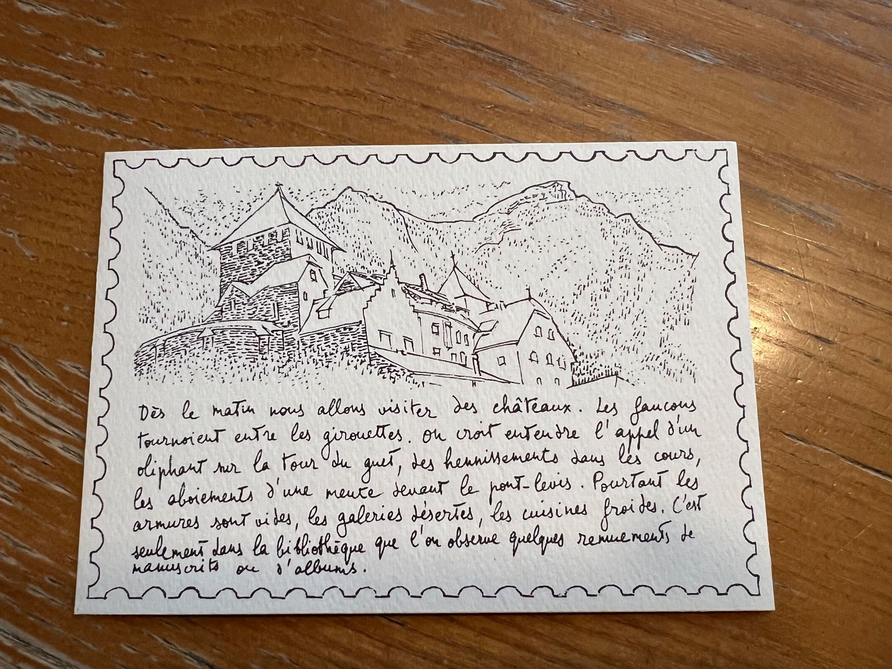Cartoline: Liechtenstein, Kunstkarten, Gregory Masurovsky, 4 Postkarten – Nuovo e nell'imballaggio originale da Ruggell venduto da Malbuntiger01 1