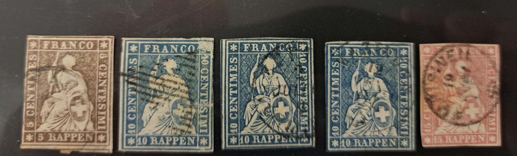 Tutti i francobolli: CH Briefmarken Lot "5 x Strubel" – Usato da Münchwilen AG venduto da Nesar