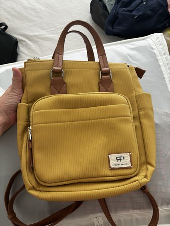 Sommer Tasche/Rucksack Senfgelb Special Edition neuw.