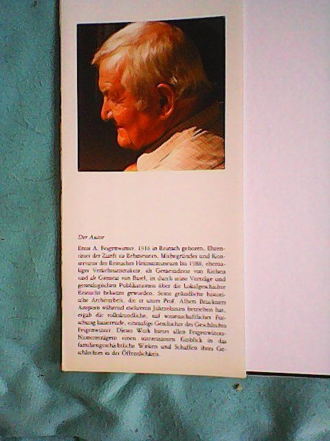 Libri: Die Feigenwinter 1434-1988 - Reinach Birseck – Usato da Rümlang venduto da Vuvuzella 2