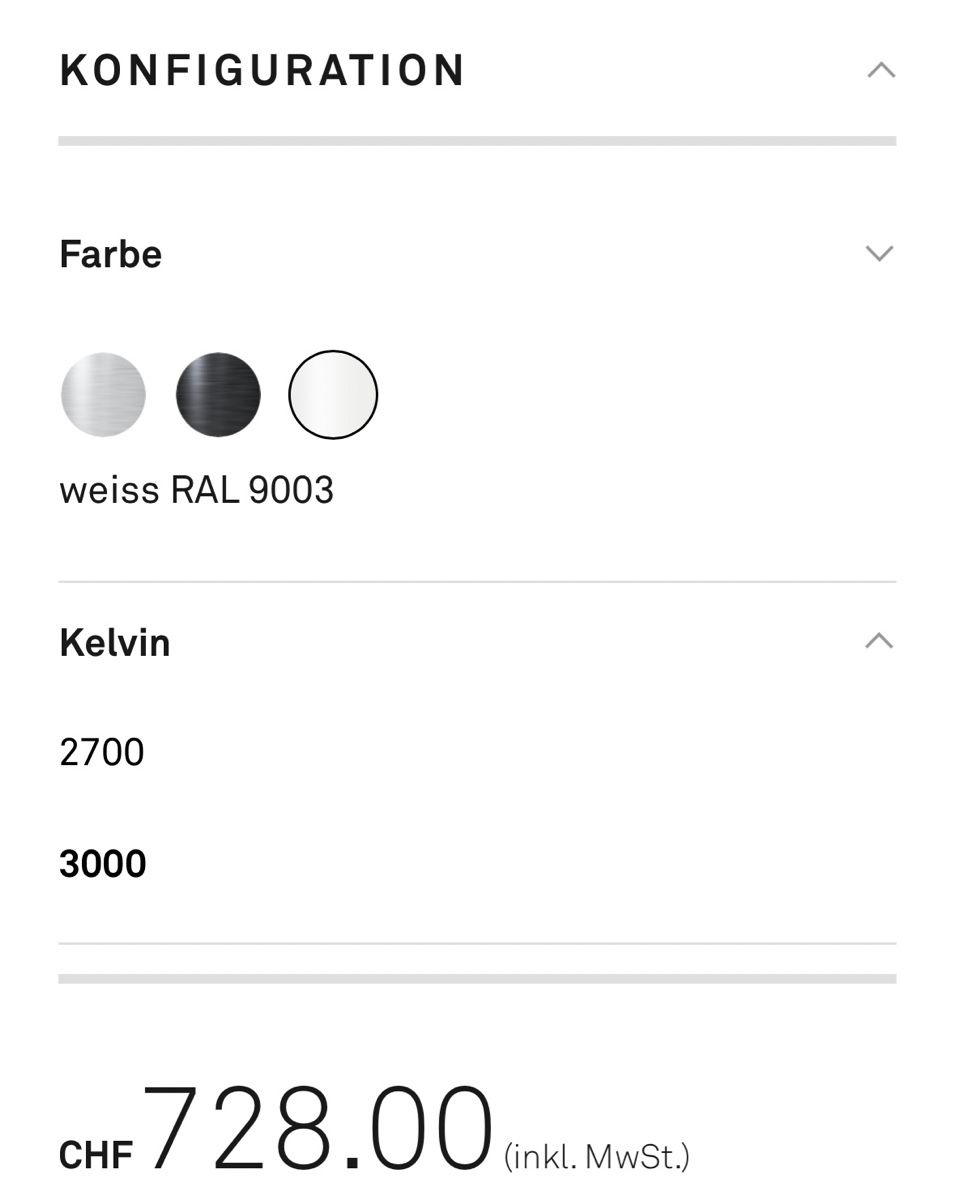 Ribag Lampadari & plafoniere: Ribag Vertico Anbauleuchte – Usato da Zürich venduto da jue_9df8 3