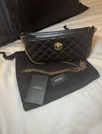 Versace - quilted crossbody bag