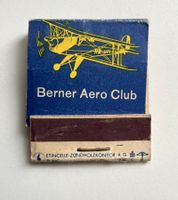 Berner Aero Club - Zündholzschachtel / Pochette allumettes