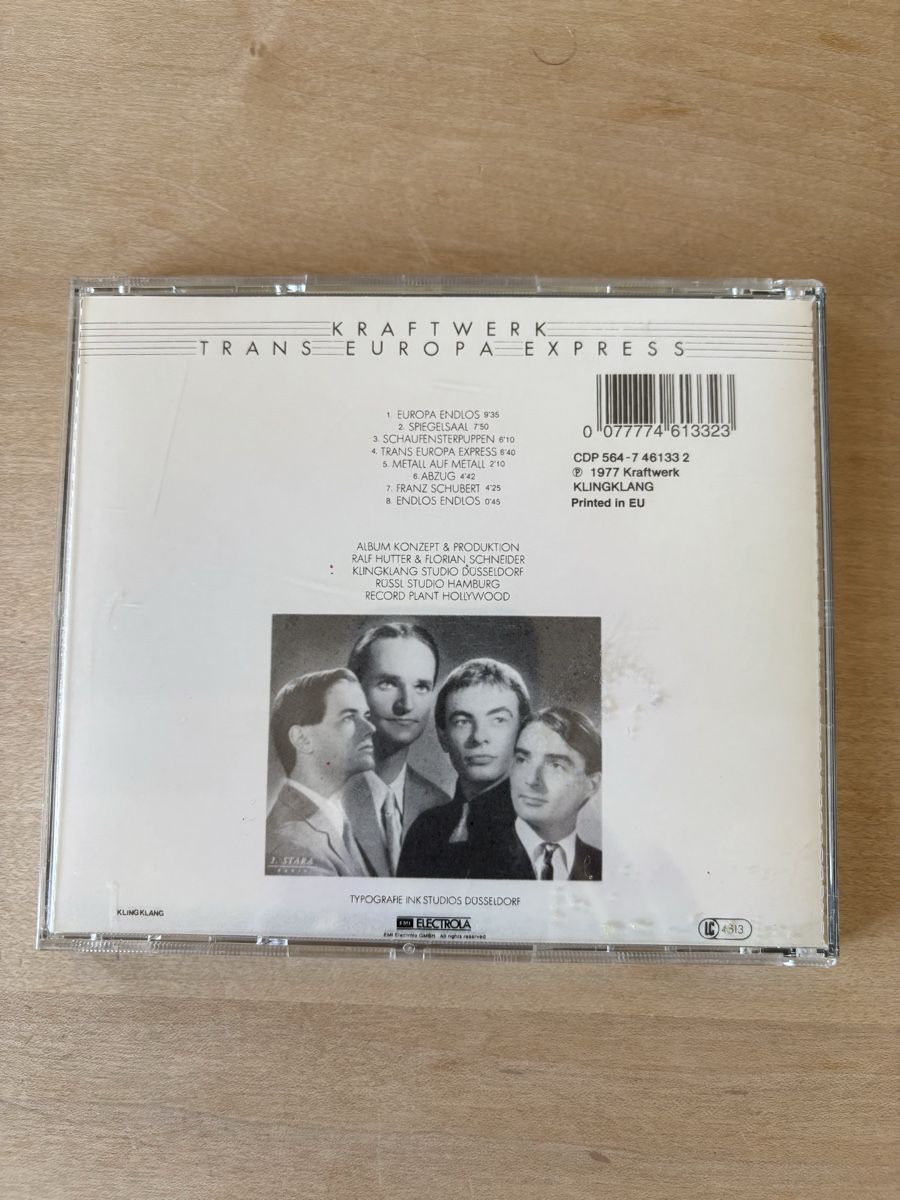 CD: Kraftwerk - Trans Europa Express (CD) – Usato da Zürich venduto da Interpol 1