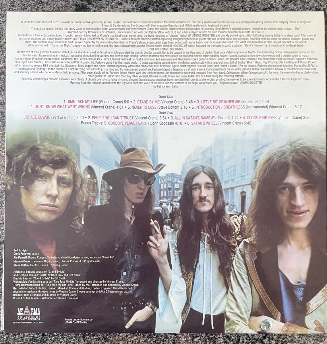 Vinyles: Atomic Rooster - AKARMA Made in England - Vinyl LP – D'occasion à Olten par Bluespapst 1