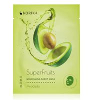 Korika Korean Skincare Maske Super Fruits Avocado Sheet Mask