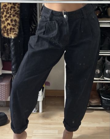 Bershak Denim Jeans Schwarz Gr. 36
