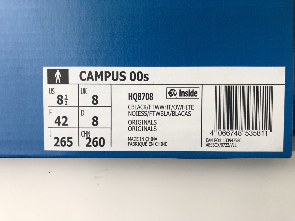 Scarpe da uomo: Adidas Campus 00. EU 42 – Nuovo e nell'imballaggio originale da Baar venduto da tortuga72 1