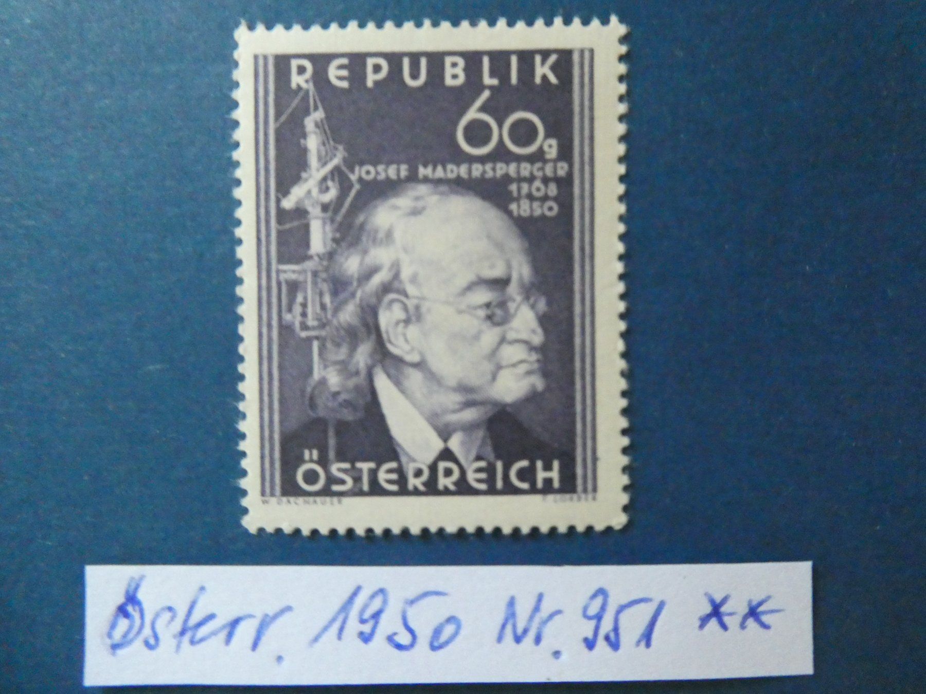 Tutti i francobolli: Österreich 1950 Nr. 951 postfrisch ** – Usato da Lausen venduto da Herbamare01