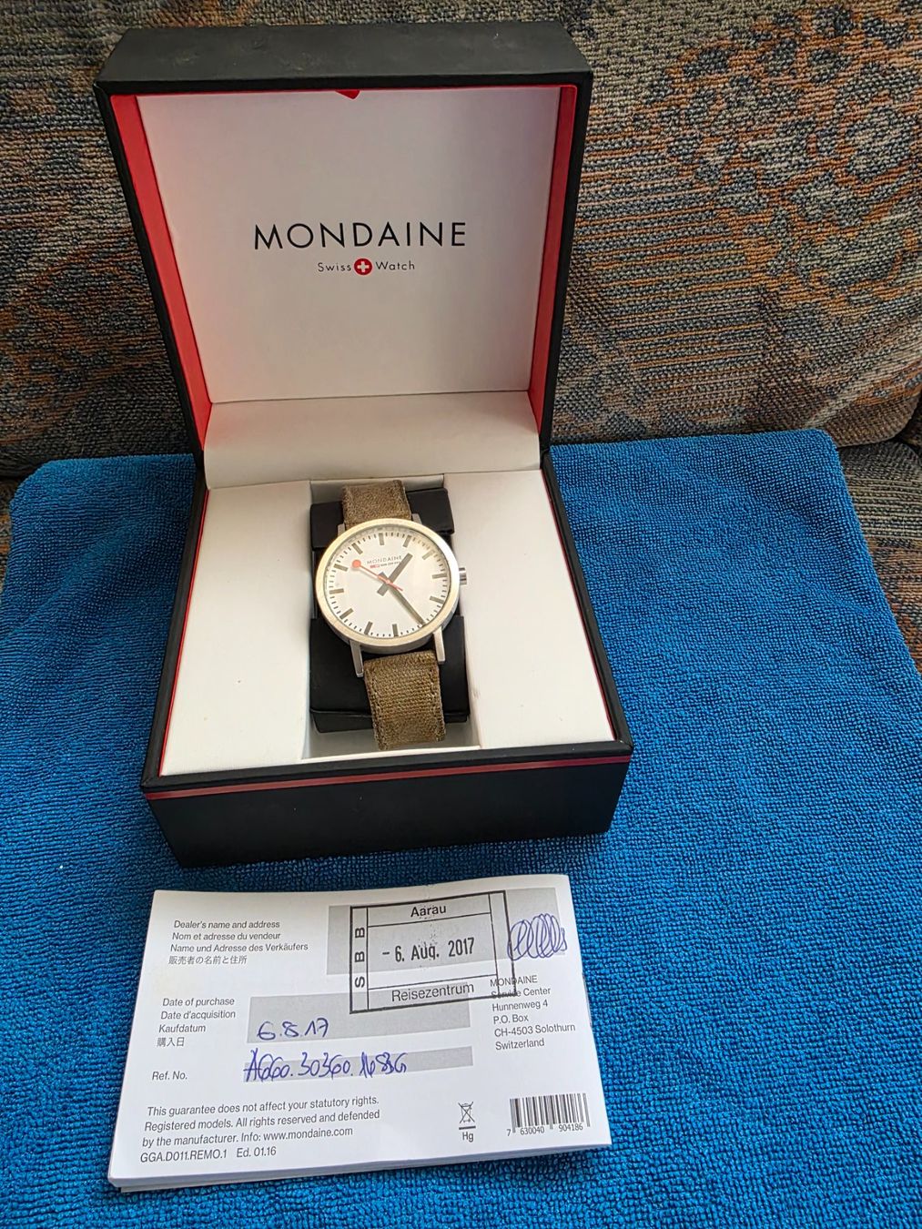 Mondaine Orologi: SBB Mondaine Armbanduhr – Usato da Villmergen venduto da stier74 1