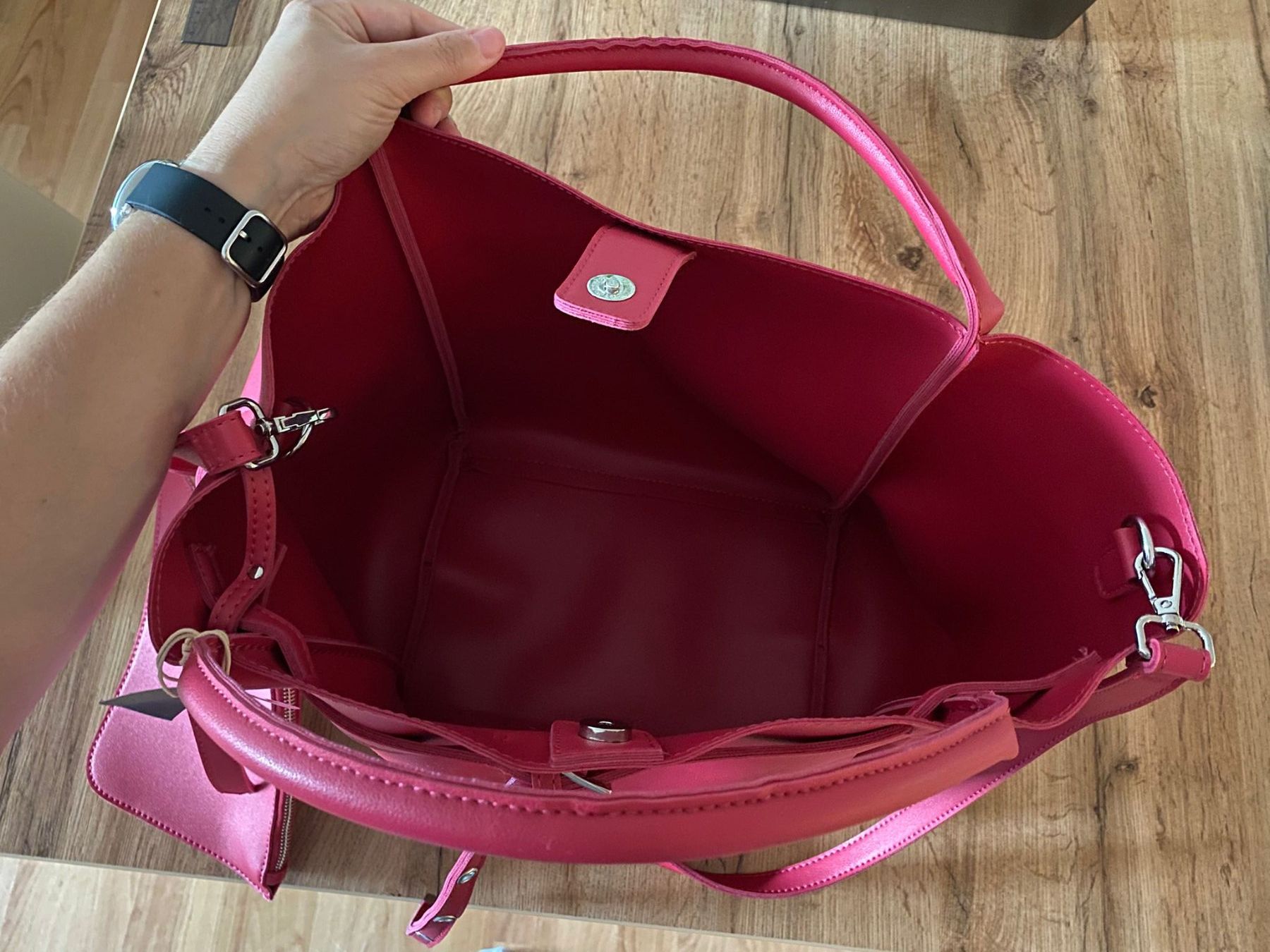 Manor Borse da donna: Manor Shopper Handtasche, neu, rosa – Nuovo (secondo la descrizione) da Uster venduto da faandrei 2