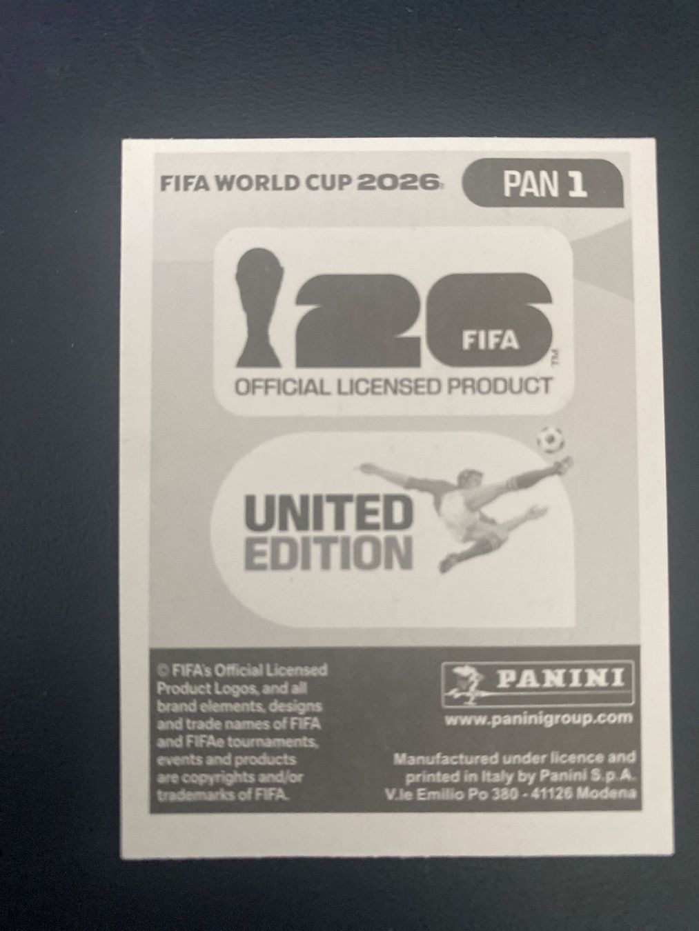 Panini Carte collezionabili: Panini FIFA World Cup Sticker PAN 1 – Usato da Glattbrugg venduto da riseca 1