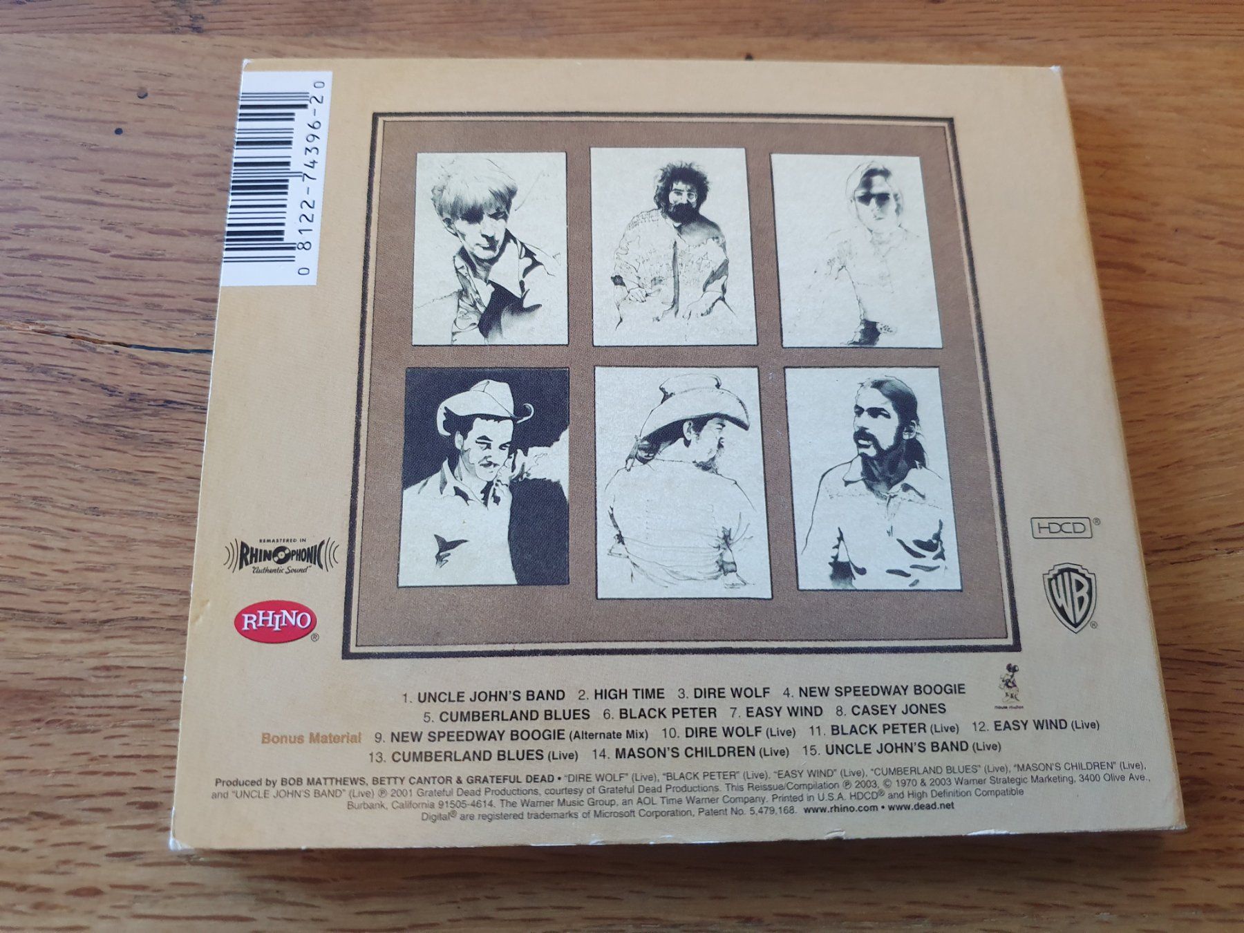 CD: Greatful Dead - Workingman's Dead - Digipack – Usato da Auenstein venduto da Trilos 1