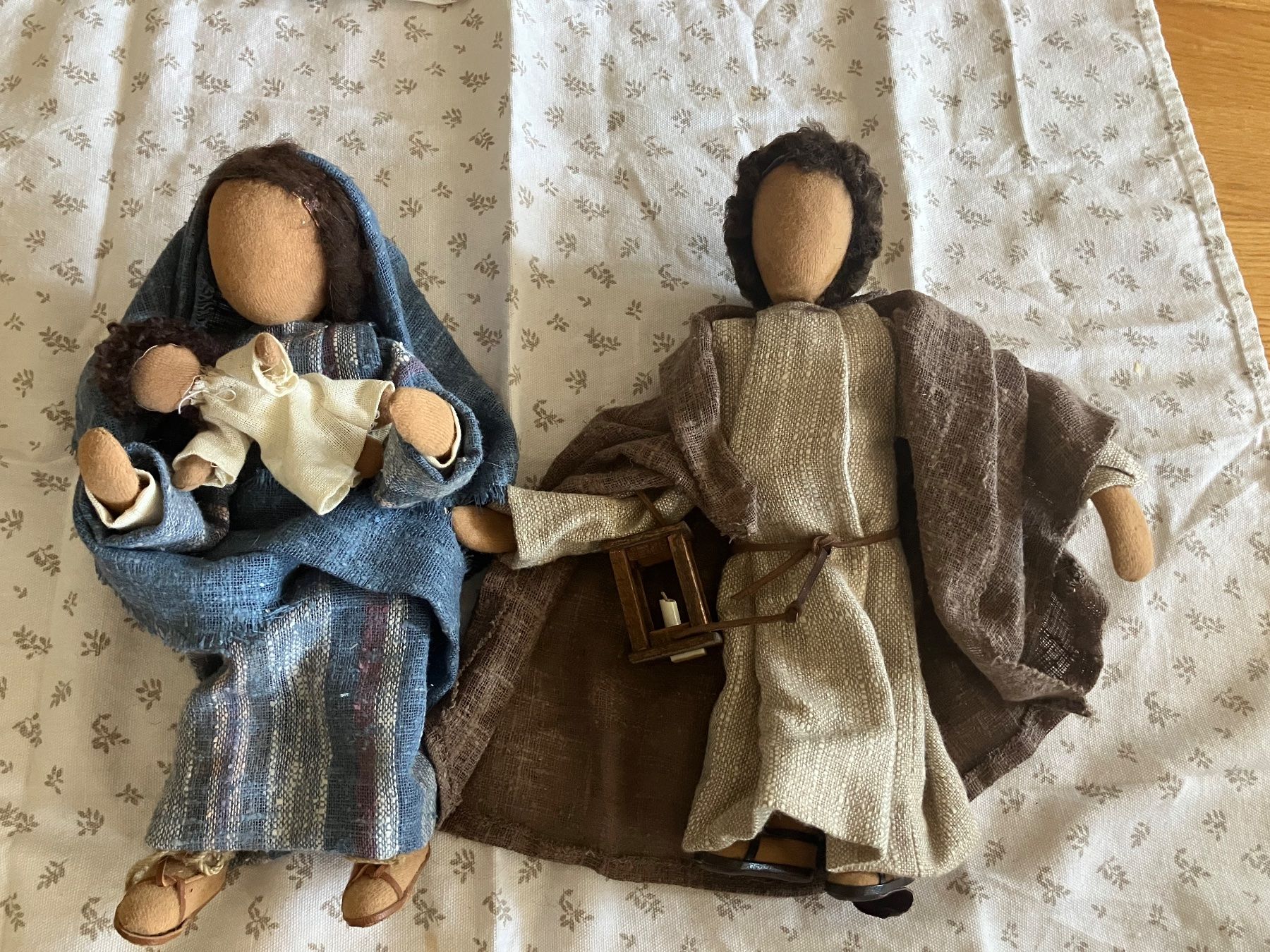 Statuette: Krippenfiguren Schwarzenberger Stoff – Usato da Balterswil venduto da Erbsli77 5