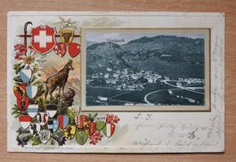 Schöne AK von Urnäsch 1901 !