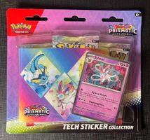 Pokemon Prismatic Evolution Tech Sticker Collection English