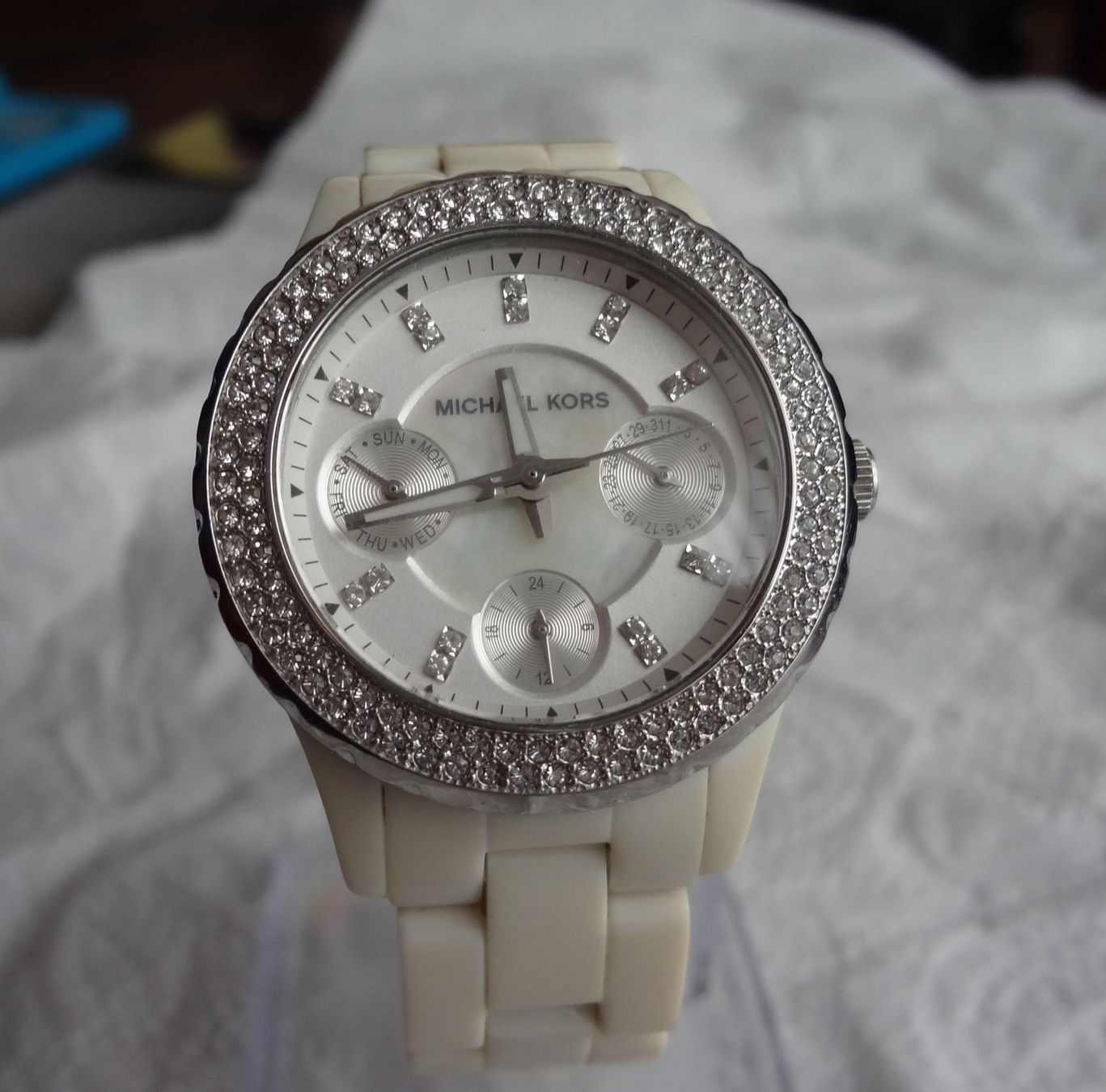 Michael Kors Orologi: Michael KorsMadison White/Plastic Ø40 mm – Usato da Thun venduto da trix1059