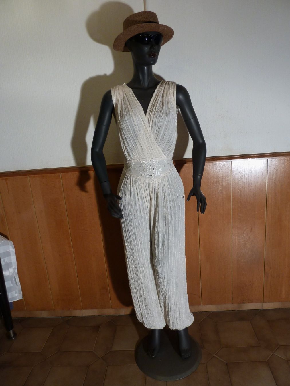 Vestiti: Neuware Sommerkleid Overall ecru – Nuovo e nell'imballaggio originale da Bure venduto da 1319
