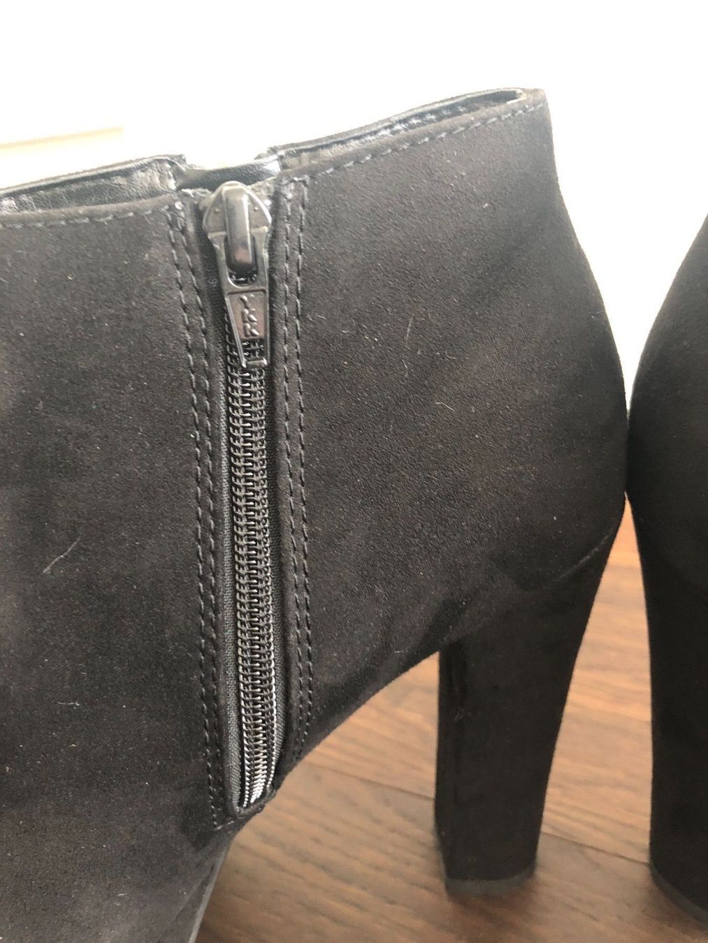 Aldo Scarpe da donna: Schwarze Stiefeletten mit Reisverschluss – Nuovo (secondo la descrizione) da Gisikon venduto da reena.2231 3