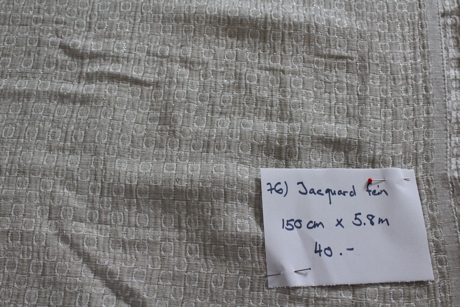 Tessuti: Jacquard-Stoff – Nuovo (secondo la descrizione) da Zürich venduto da yvo_9d6l