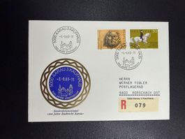 700 Jahre Stadtrecht Aarau 3.9.1983 Sonderstempel