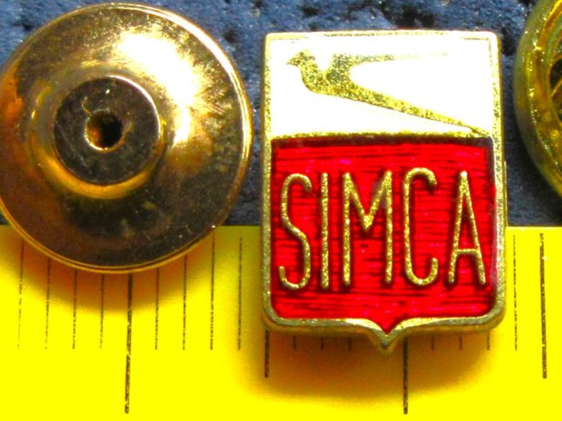 SIMCA FRANCE AUTO LOGO OLDI PIN KLEIN-FEIN MIT SECURITY-CLIP (Gebraucht ...