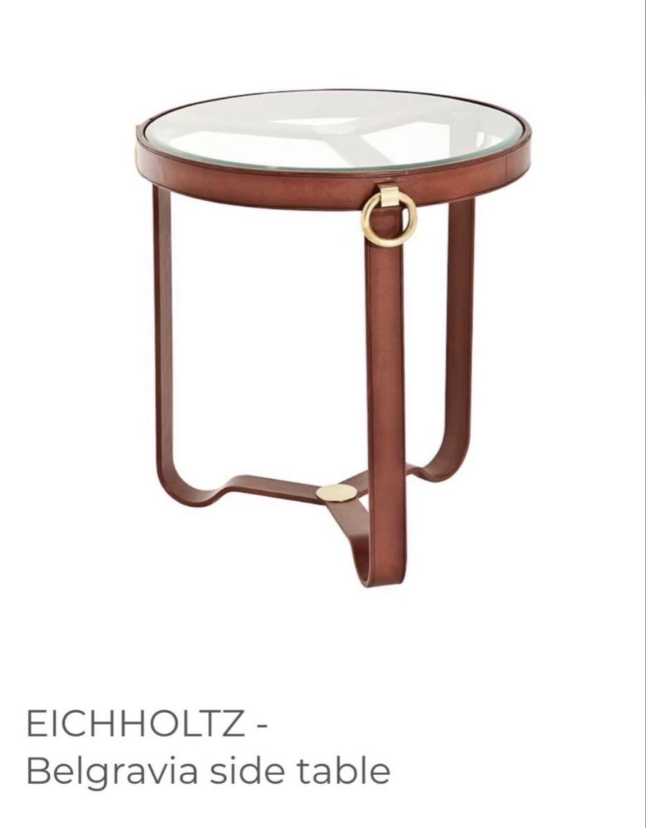 Tavoli: Beistelltisch Eichholtz Belgravia Leder – Usato da Zürich venduto da R1908 3